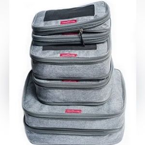 Lean Travel Compression Packing Cubes for Travel Organizers